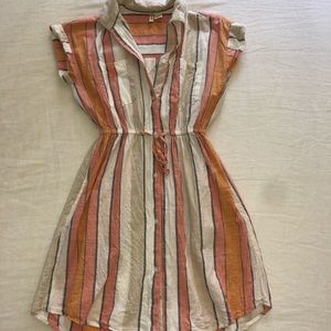 Striped Linen Dress
